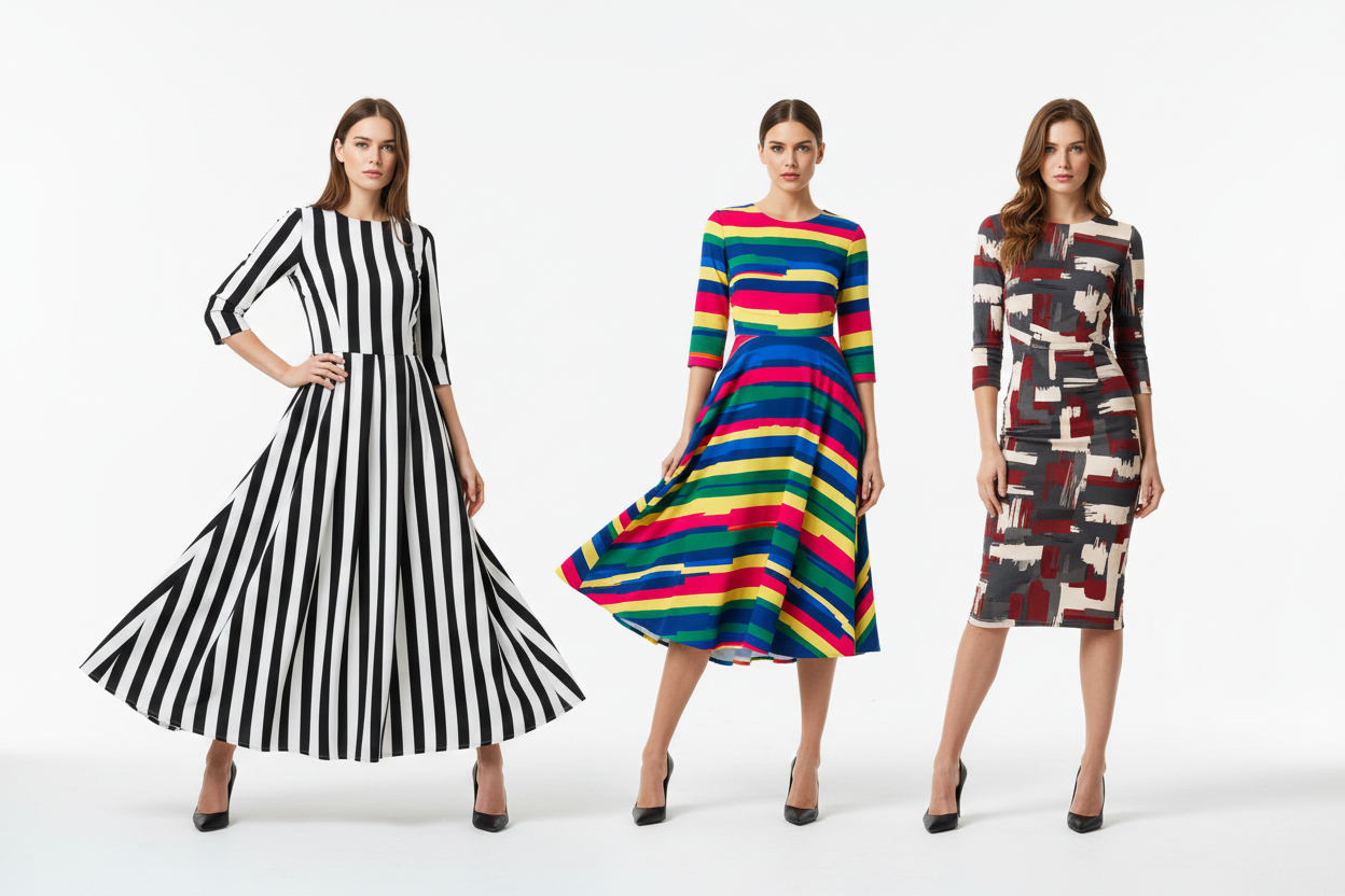 Striped & Graphic Dresses
