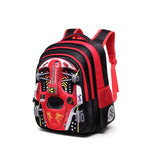 3D Racing Kid Backpack for Boys & Girls with Spacious Compartments | Colorful Design for School Use