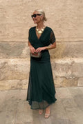 Women's Elegant Maxi Dress | V-Neck & Breezy
