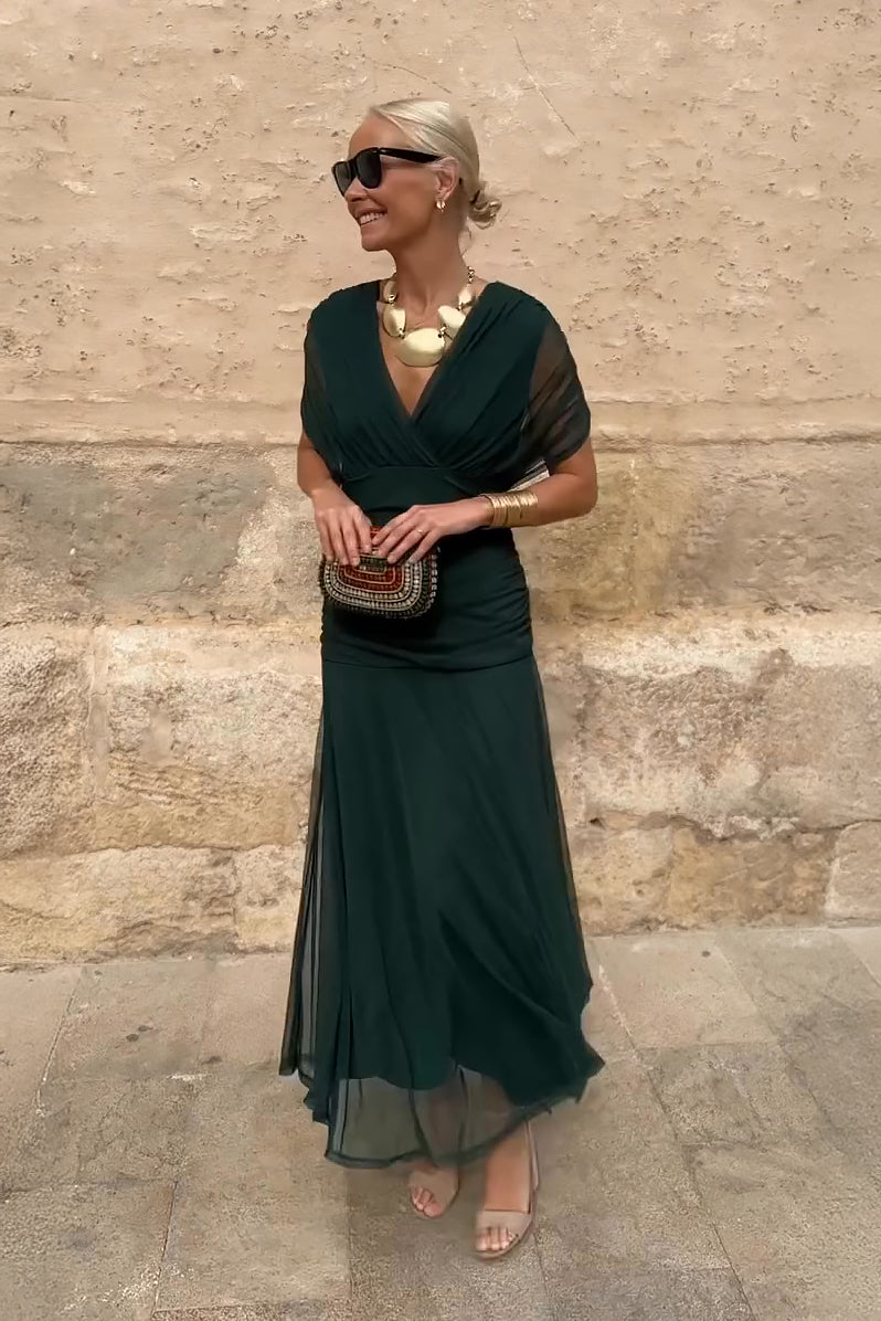 Women's Elegant Maxi Dress | V-Neck & Breezy