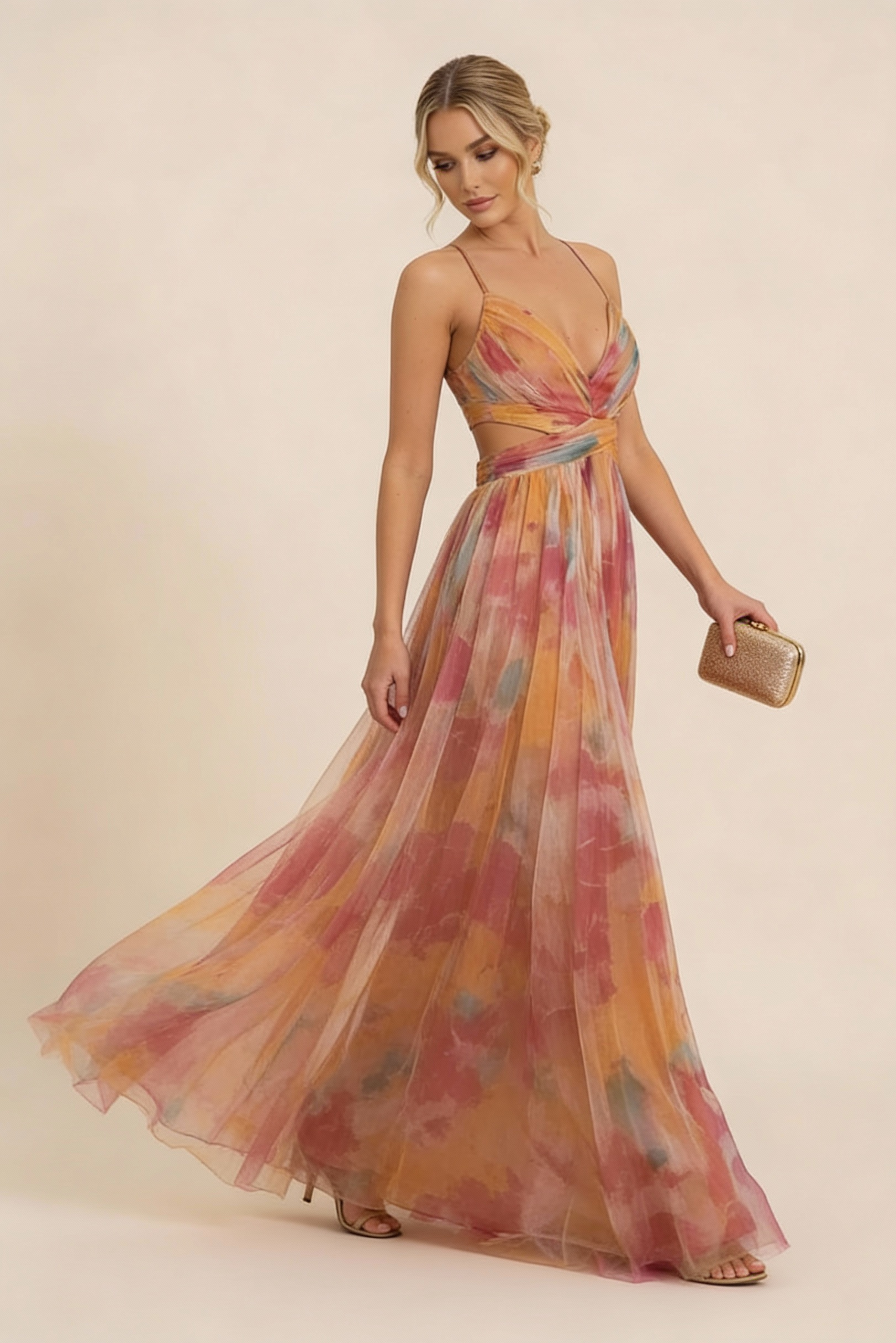Angela Collection | Women's Maxi Dress with Flowing Silhouette | Elegant Design for Timeless Occasions