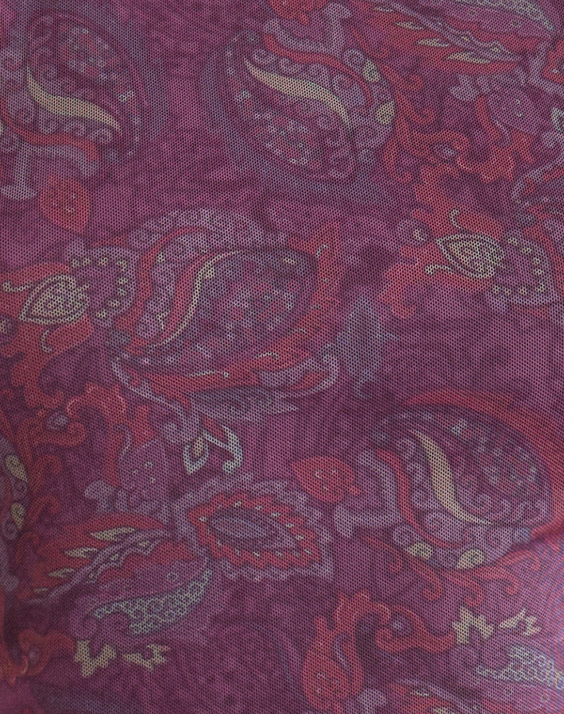 Women's Halterneck Top in Purple for Everyday Wear