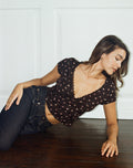 Women's Rayon Jersey Fashion Top in Black for Everyday Wear