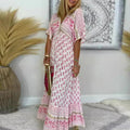 Women's Bohemian Bohemian Print Maxi Dress | Breezy