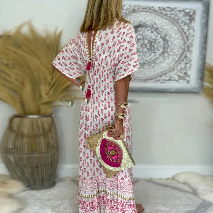 Women's Bohemian Bohemian Print Maxi Dress | Breezy