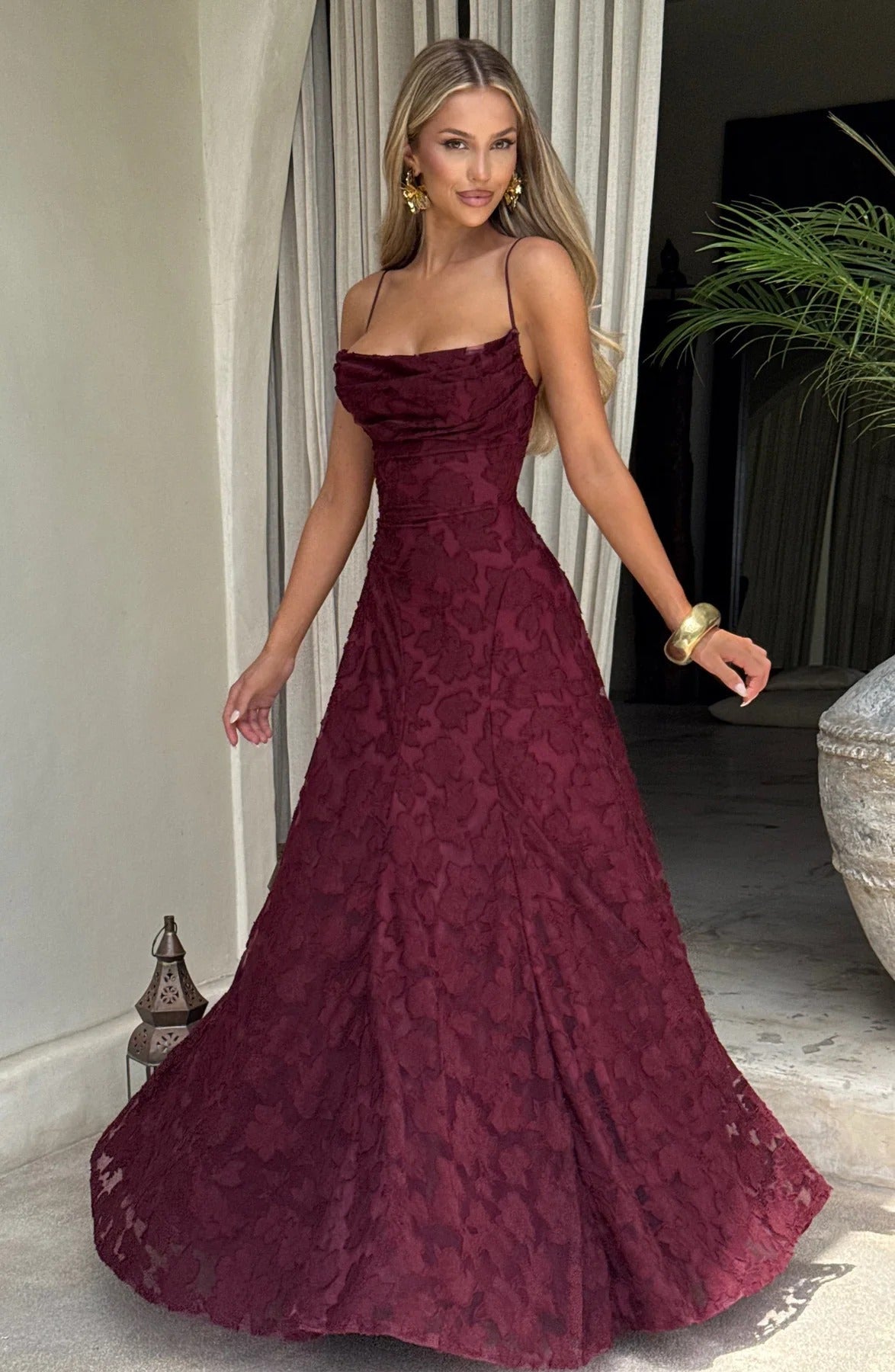Briar Collection | Women's Floral Maxi Dress with Elegant Flow | Perfect for Weddings and Special Events