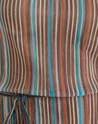 Women's Halterneck Top in Brown Flattering Fit for Everyday Wear