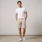 Classic Casual Shorts for Men with Stretch Waistband | Comfortable Cotton Blend for All-Day Wear