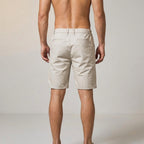 Classic Casual Shorts for Men with Stretch Waistband | Comfortable Cotton Blend for All-Day Wear