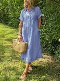 Classic Stripe Everyday Dress | Flowy Silhouette