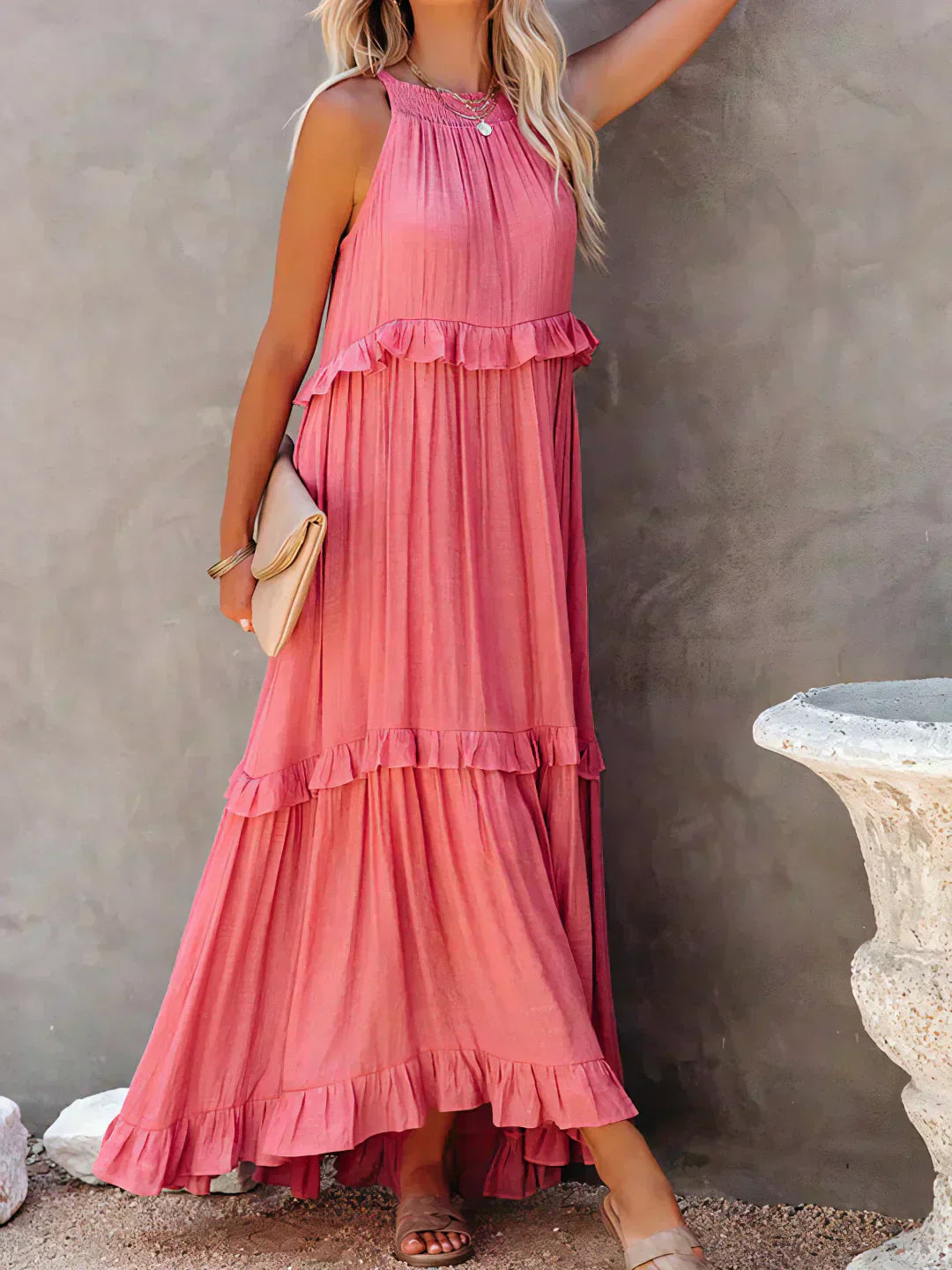 Sleeveless Minimalist Dress | Versatile Style