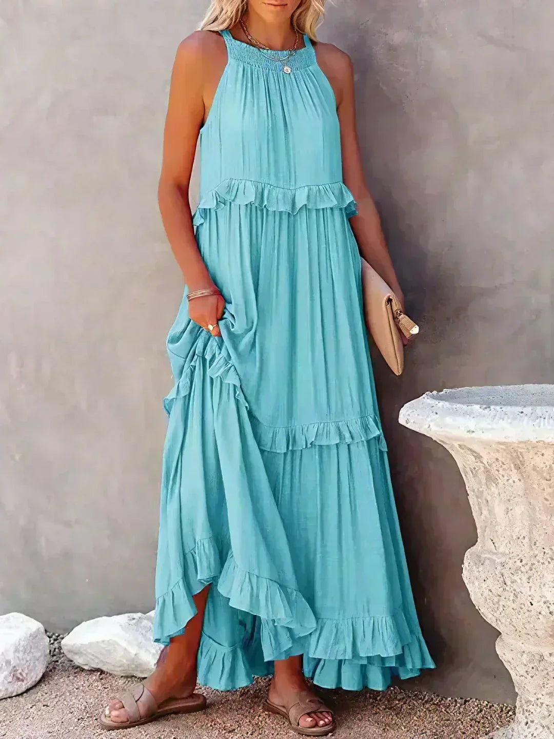 Sleeveless Minimalist Dress | Versatile Style