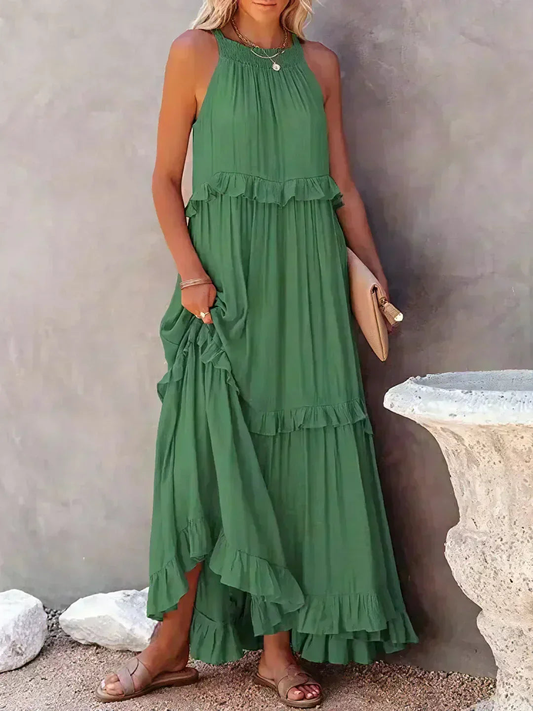 Sleeveless Minimalist Dress | Versatile Style