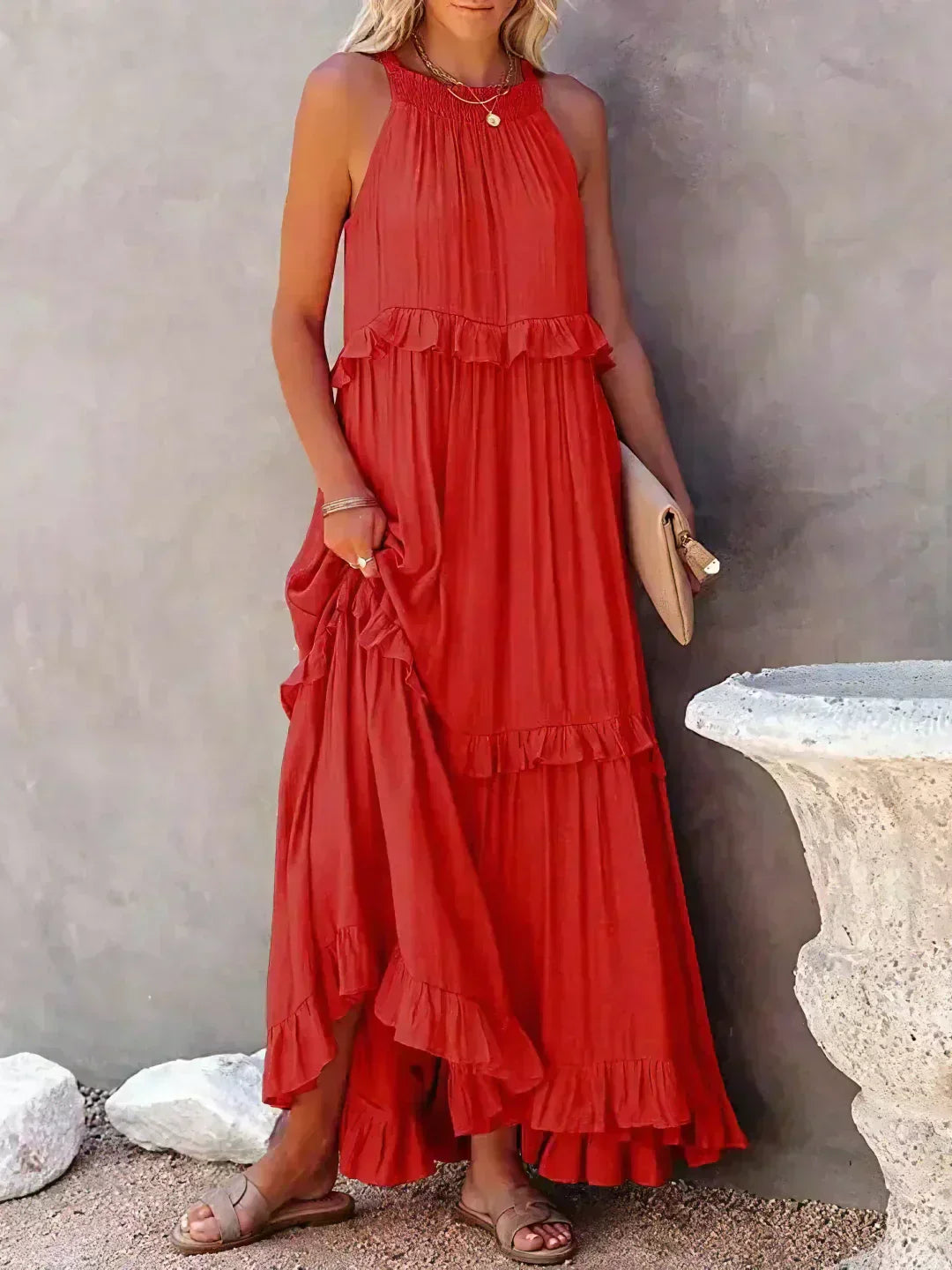 Sleeveless Minimalist Dress | Versatile Style
