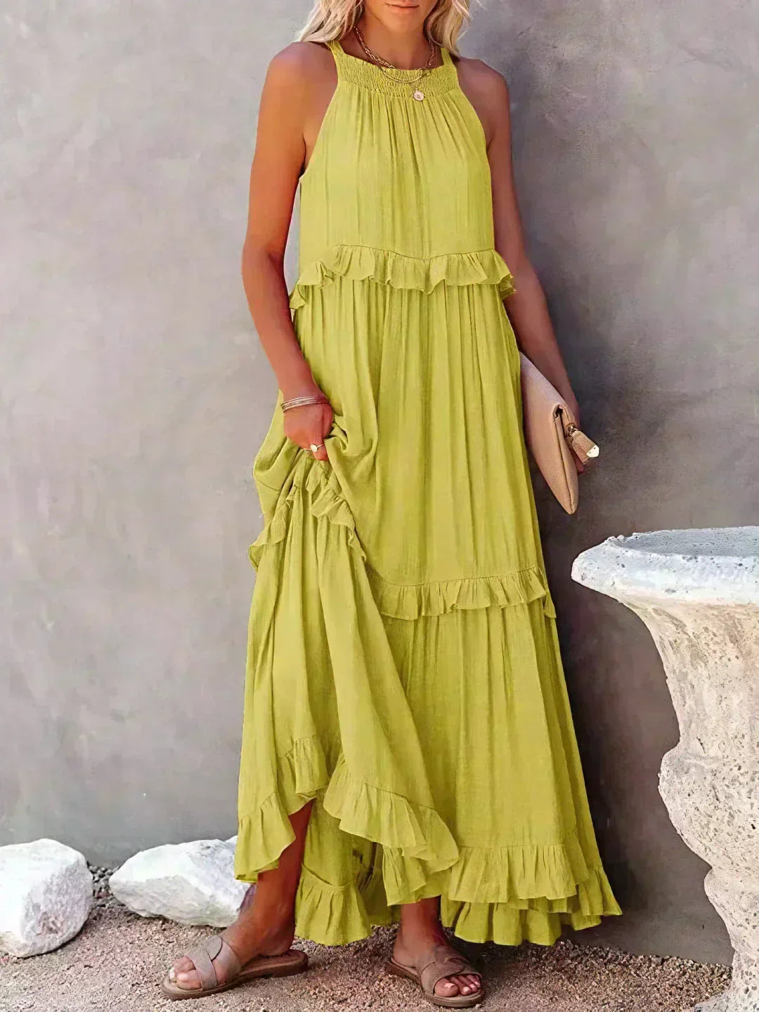 Sleeveless Minimalist Dress | Versatile Style
