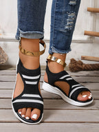 Women's Sheer Mesh Heeled Evening Sandals with Cushioned Sole for All-Day Comfort