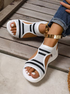 Women's Sheer Mesh Heeled Evening Sandals with Cushioned Sole for All-Day Comfort