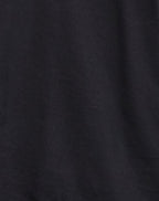 Women's Cotton Shift Midi Dress in Black for Everyday Wear
