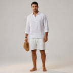 Men's Linen Shorts with Tailored Fit | Breathable Comfort for Summer