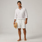 Men's Linen Shorts with Tailored Fit | Breathable Comfort for Summer