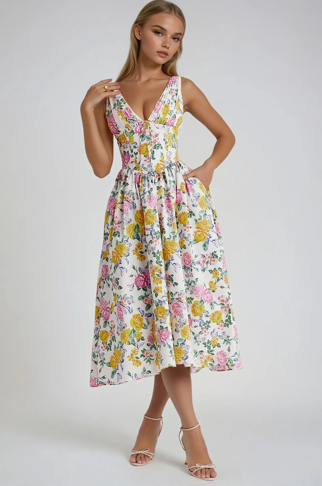 Classic Summer Dress | Flowing Silhouette