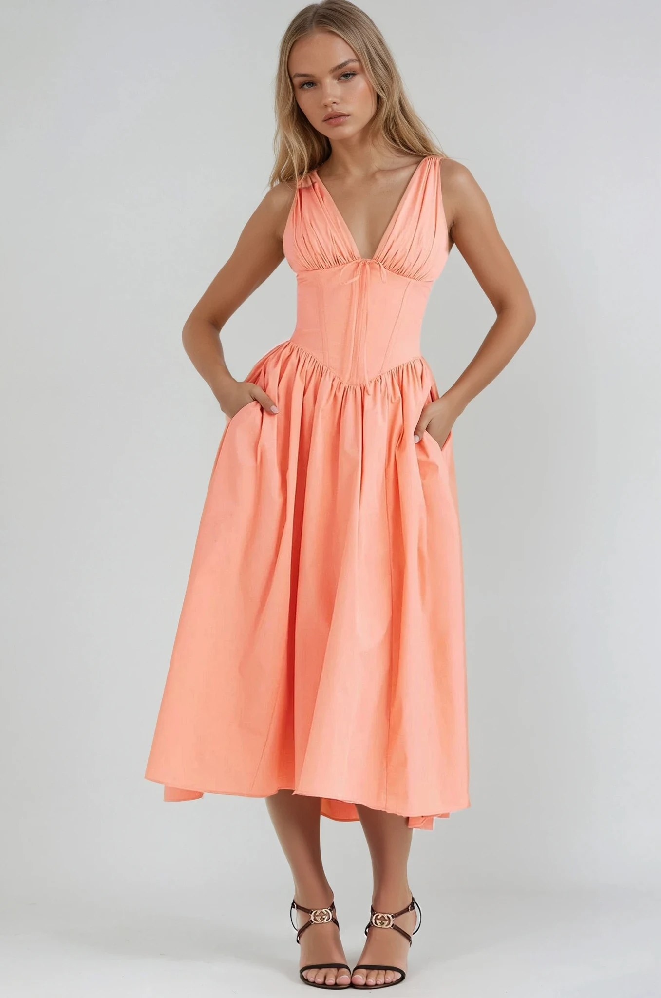 Classic Summer Dress | Flowing Silhouette