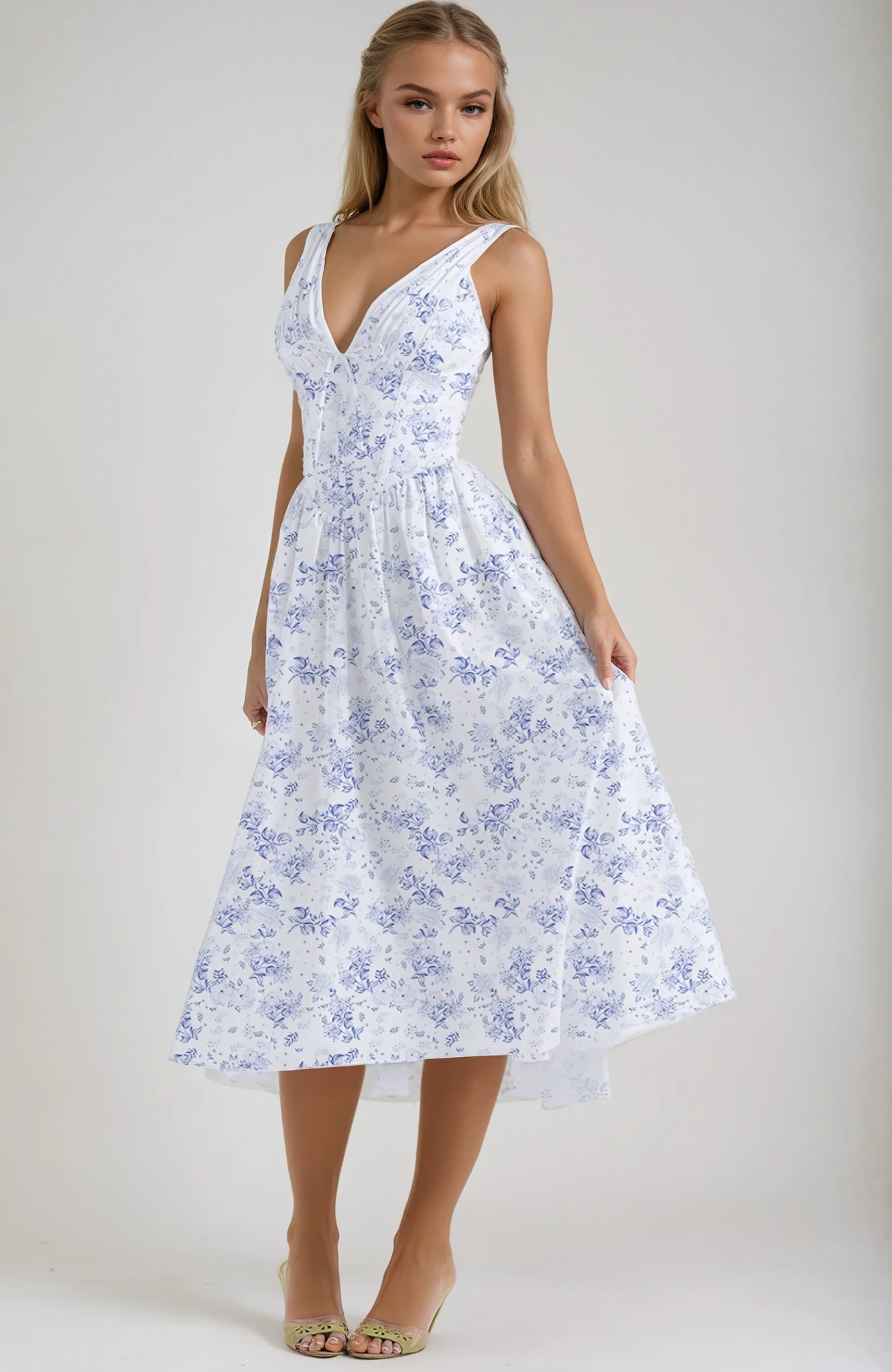 Classic Summer Dress | Flowing Silhouette