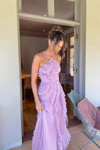 Elegant Maxi Dress | Pleated Ruffled Design for Effortless Style | Sleeveless Midi Dress for Summer Events