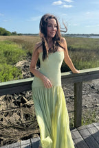 Elegant Maxi Dress | Strapless White Design with Flowing Fabric | Perfect for Summer Events