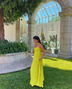 Elegant Maxi Dresses for Women | Strapless Pleated Design for All-Day Comfort