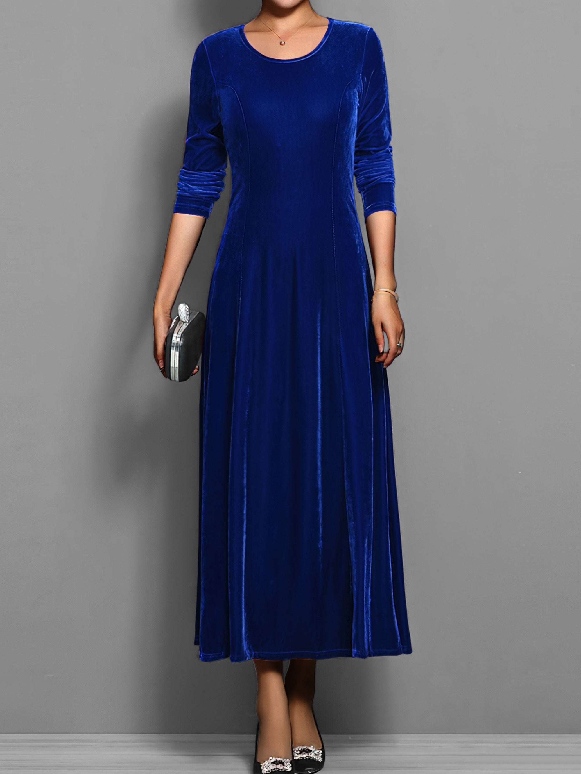 Women's Everyday Velvet Dress | Flowing