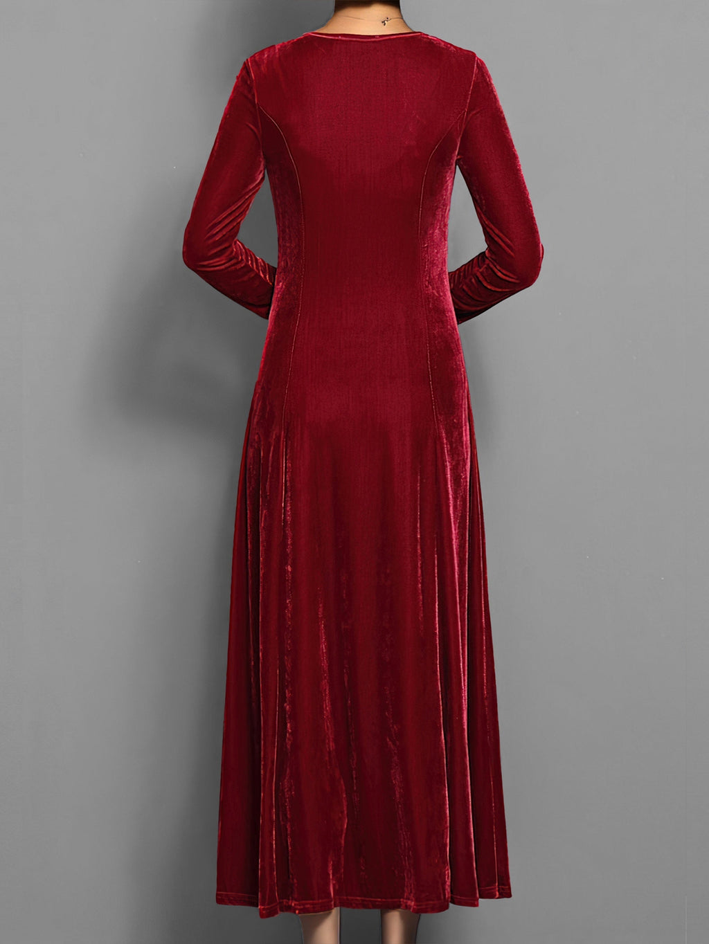 Women's Everyday Velvet Dress | Flowing