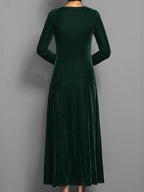 Women's Everyday Velvet Dress | Flowing