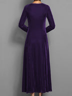 Women's Everyday Velvet Dress | Flowing