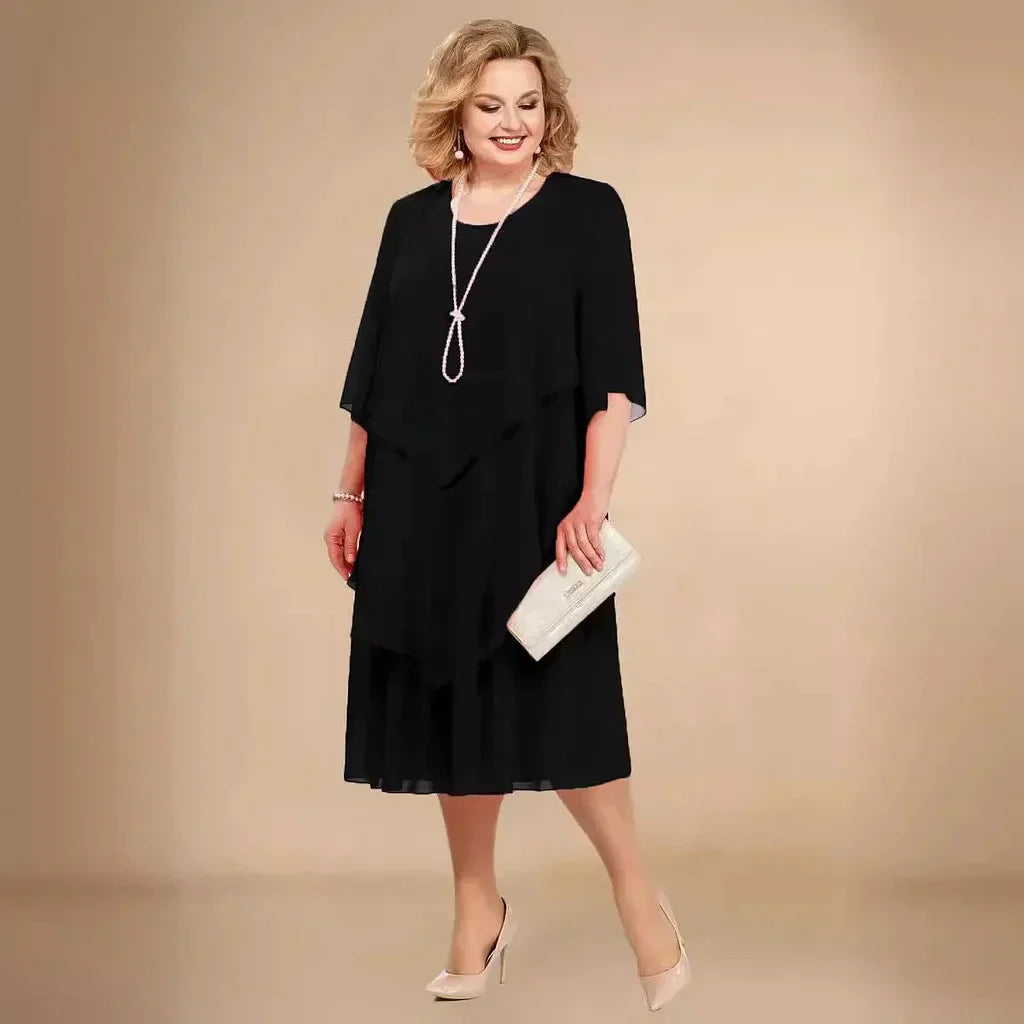 Women's Versatile Flowy Chiffon Dress | Flowy