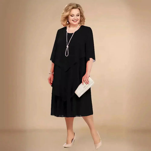 Women's Versatile Flowy Chiffon Dress | Flowy