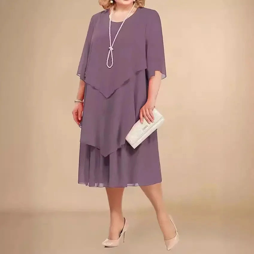Women's Versatile Flowy Chiffon Dress | Flowy