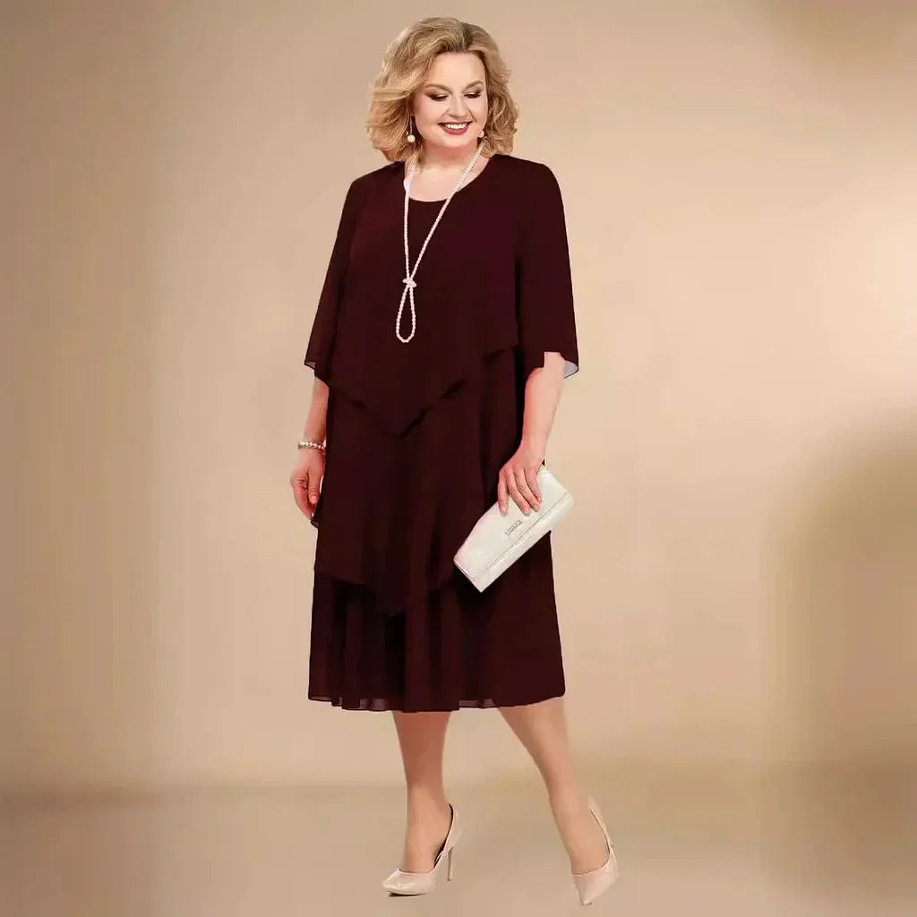 Women's Versatile Flowy Chiffon Dress | Flowy