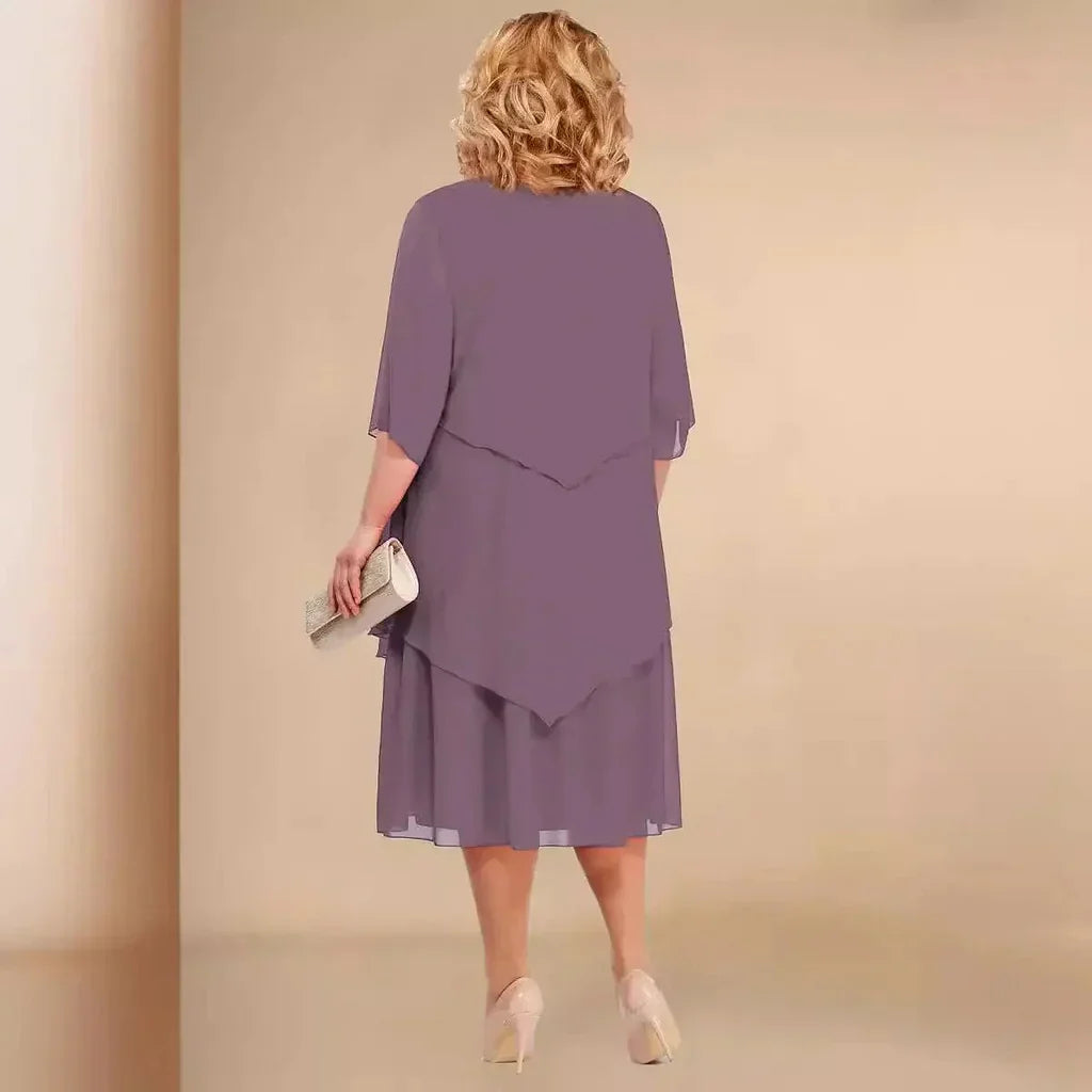 Women's Versatile Flowy Chiffon Dress | Flowy