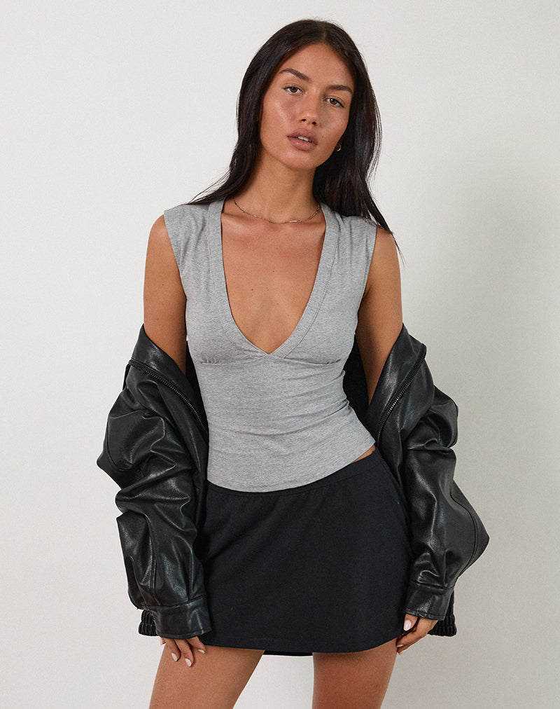 Women's Stretch Lycra Bodycon Bodycon Midi Dress in Grey for Everyday Wear