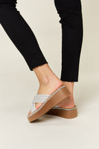 Women's Wedge Heel Sandals with Cushioned Sole for All-Day Comfort