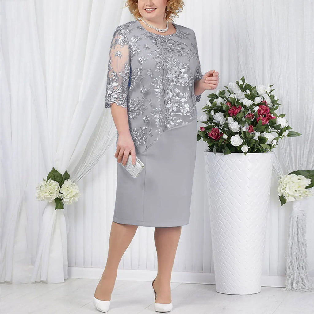Women's Day-to-Night Elegant Midi Dress
