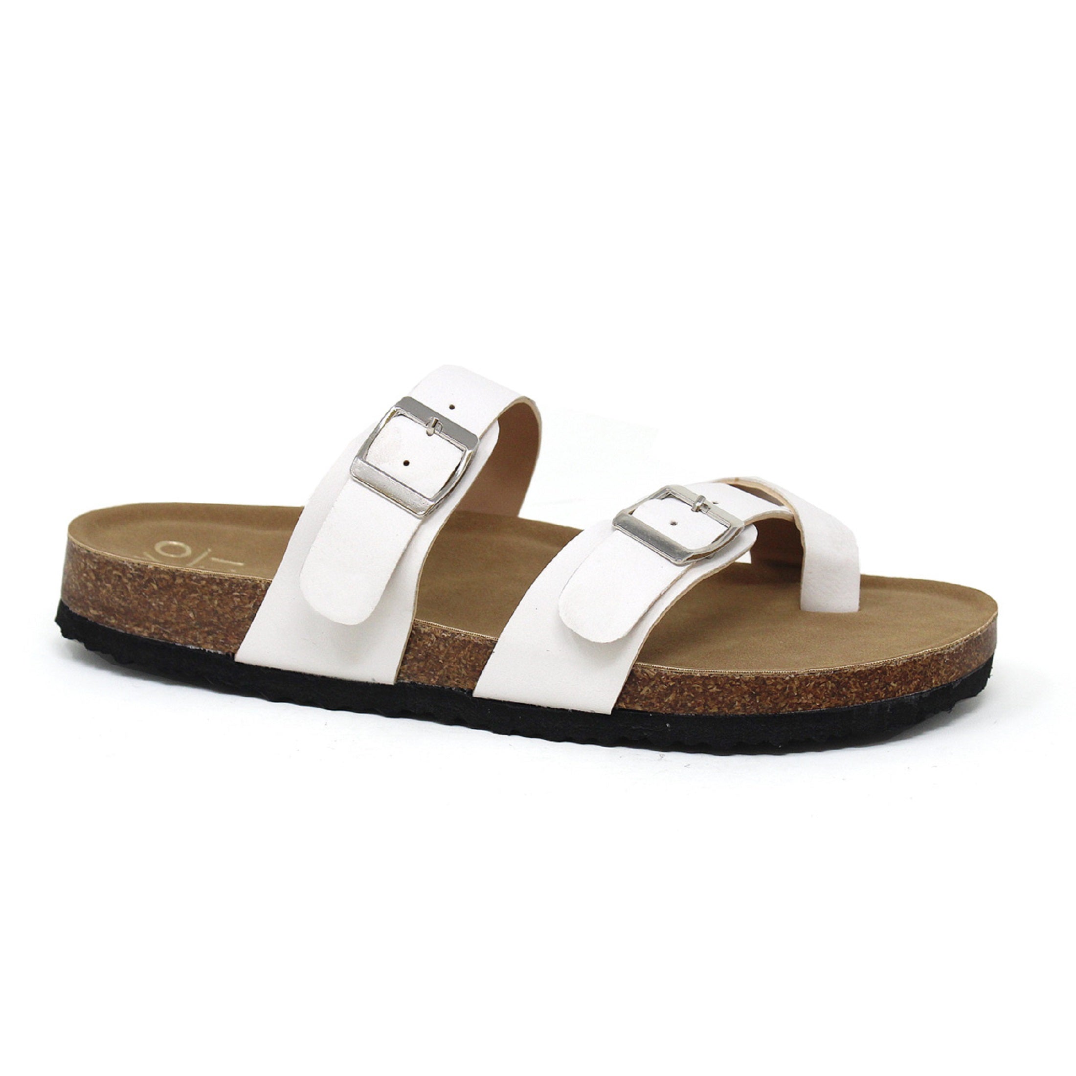 Women's Lace Flat Open-Toe Sandals in Black with Cushioned Sole for All-Day Comfort