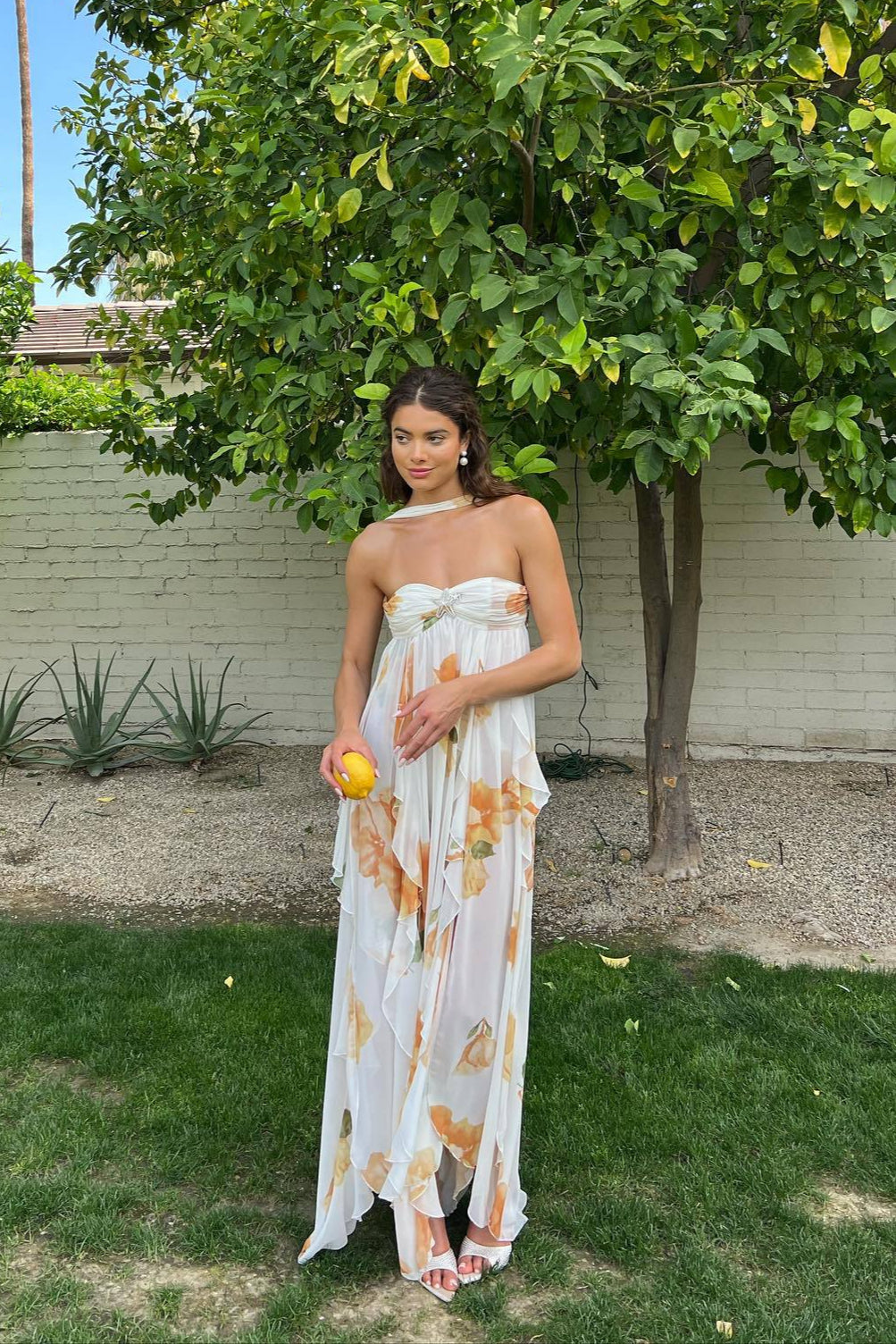 Clean-Cut Halter-Neck Maxi Dress | Day-to-Night Style