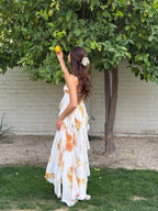 Clean-Cut Halter-Neck Maxi Dress | Day-to-Night Style