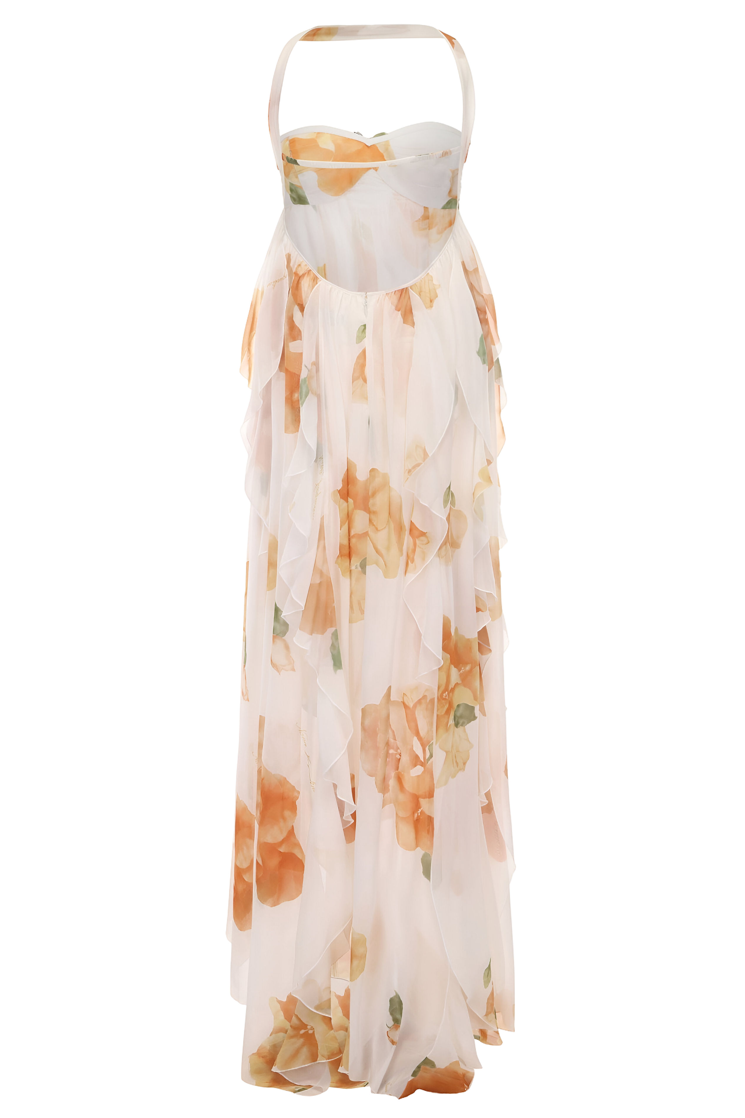Clean-Cut Halter-Neck Maxi Dress | Day-to-Night Style