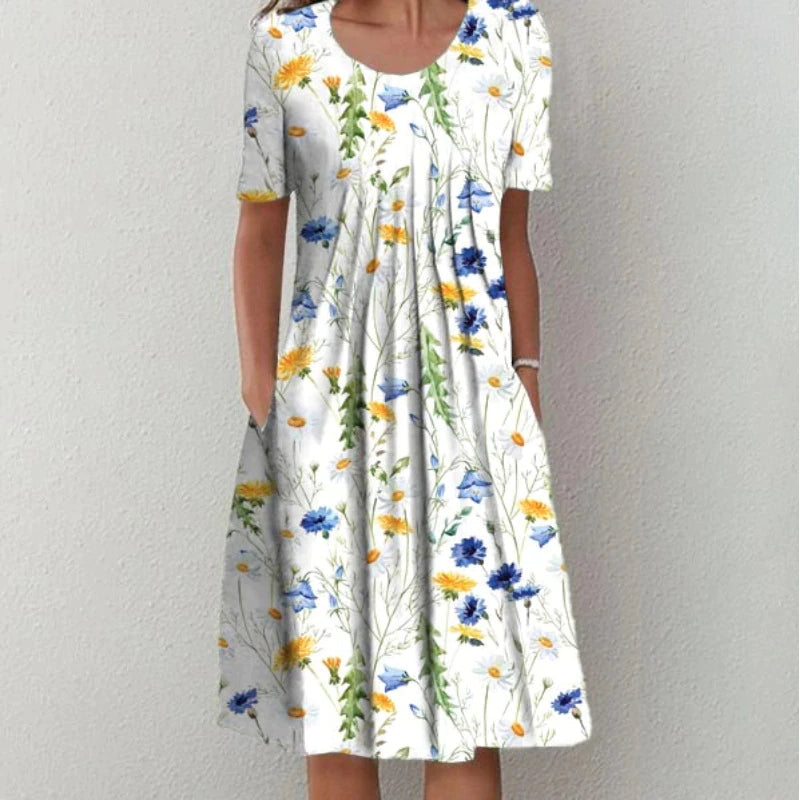 Chic Floral Dress for day-to-night dressing