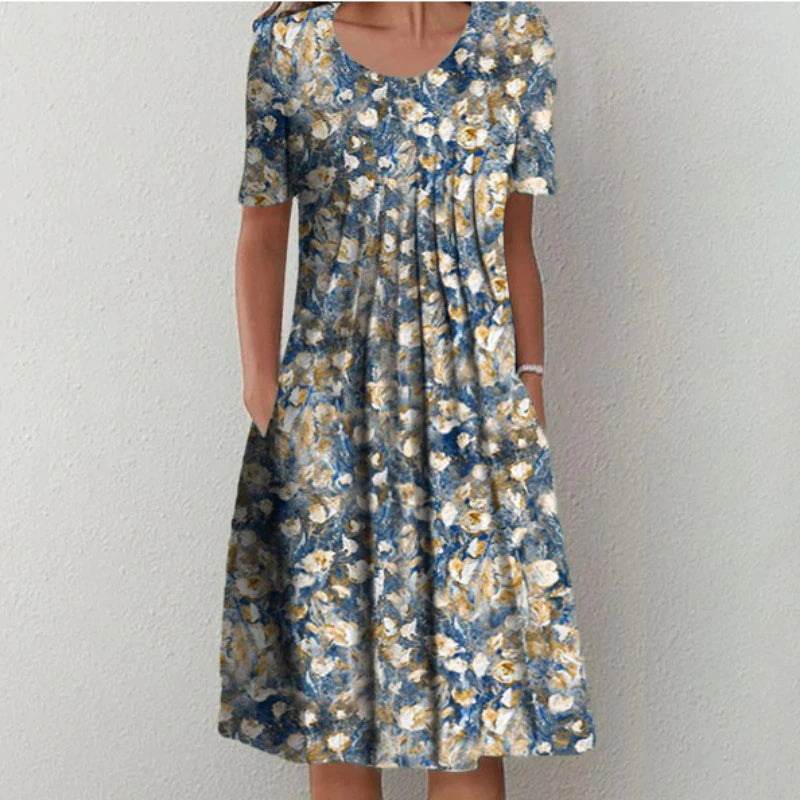 Chic Floral Dress for day-to-night dressing
