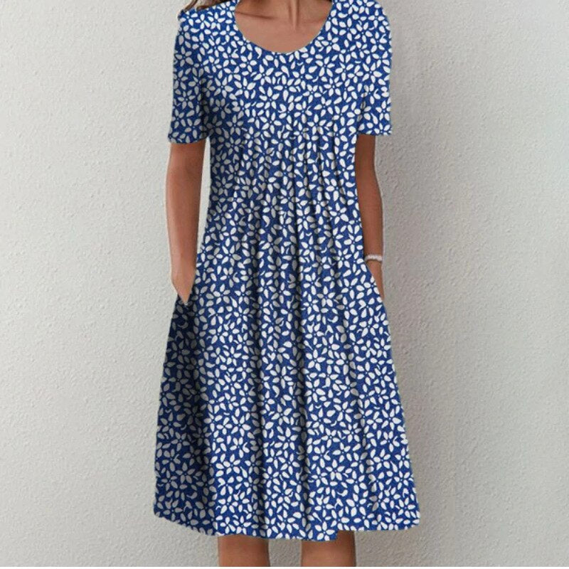 Chic Floral Dress for day-to-night dressing