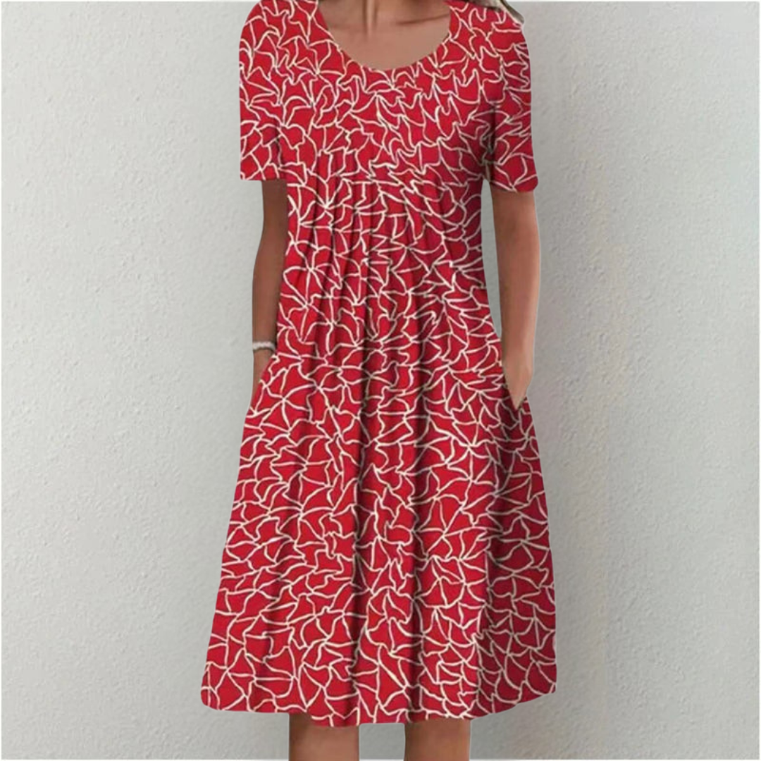 Chic Floral Dress for day-to-night dressing
